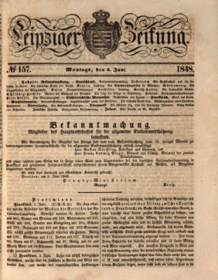 Leipziger Zeitung Montag 5. Juni 1848