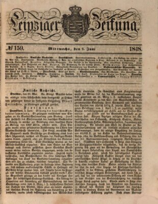 Leipziger Zeitung Mittwoch 7. Juni 1848