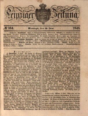 Leipziger Zeitung Montag 12. Juni 1848