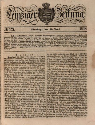 Leipziger Zeitung Dienstag 20. Juni 1848