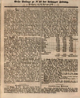 Leipziger Zeitung Montag 26. Februar 1849