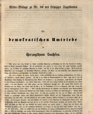 Leipziger Zeitung Mittwoch 28. Februar 1849