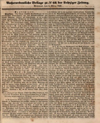 Leipziger Zeitung Montag 5. März 1849