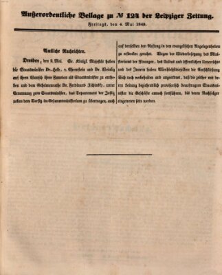 Leipziger Zeitung Freitag 4. Mai 1849