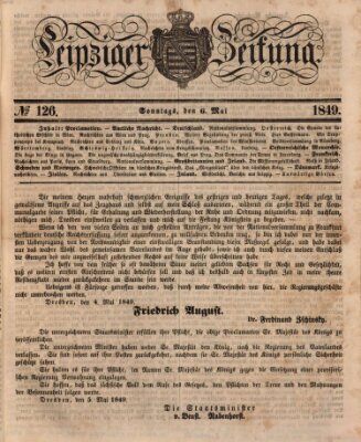 Leipziger Zeitung Sonntag 6. Mai 1849