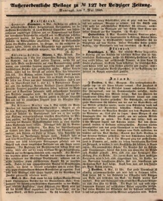 Leipziger Zeitung Montag 7. Mai 1849