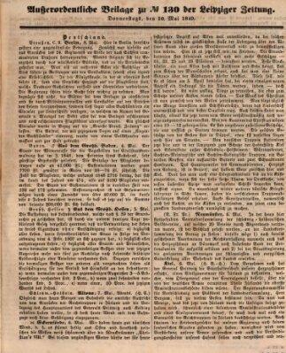 Leipziger Zeitung Donnerstag 10. Mai 1849