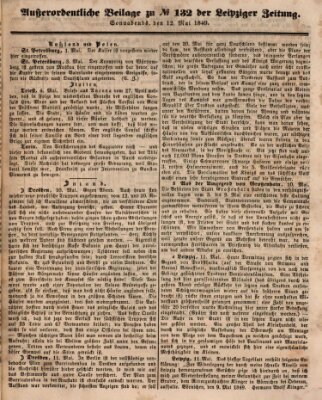 Leipziger Zeitung Samstag 12. Mai 1849