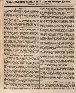 Leipziger Zeitung Montag 11. Juni 1849