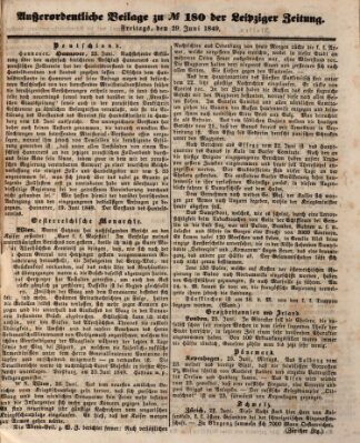 Leipziger Zeitung Freitag 29. Juni 1849