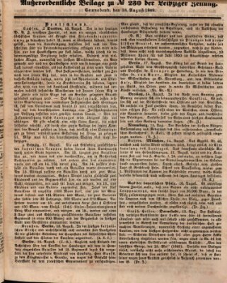 Leipziger Zeitung Samstag 18. August 1849