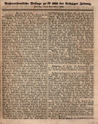 Leipziger Zeitung Freitag 2. November 1849