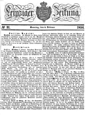 Leipziger Zeitung Sonntag 5. Februar 1854