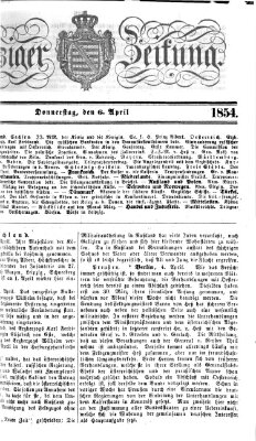 Leipziger Zeitung Donnerstag 6. April 1854