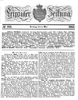 Leipziger Zeitung Freitag 5. Mai 1854