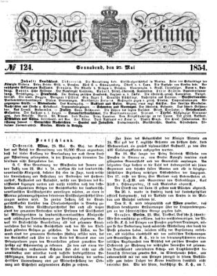 Leipziger Zeitung Samstag 27. Mai 1854