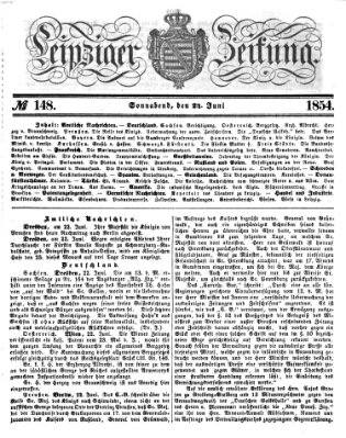 Leipziger Zeitung Samstag 24. Juni 1854