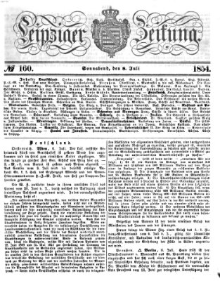 Leipziger Zeitung Samstag 8. Juli 1854