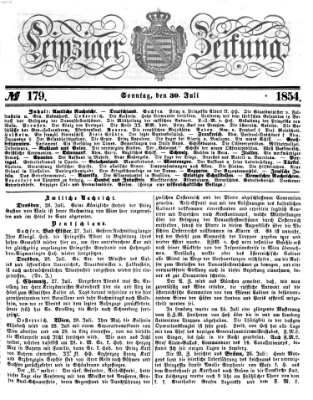 Leipziger Zeitung Sonntag 30. Juli 1854