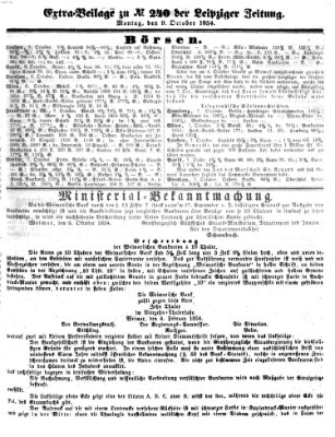 Leipziger Zeitung Montag 9. Oktober 1854