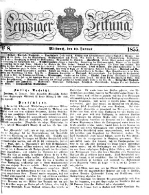 Leipziger Zeitung Mittwoch 10. Januar 1855