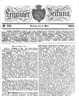 Leipziger Zeitung Freitag 11. Mai 1855