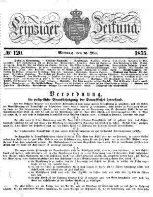 Leipziger Zeitung Mittwoch 23. Mai 1855