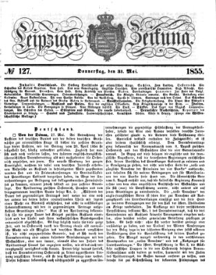 Leipziger Zeitung Donnerstag 31. Mai 1855