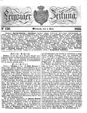 Leipziger Zeitung Mittwoch 4. Juli 1855