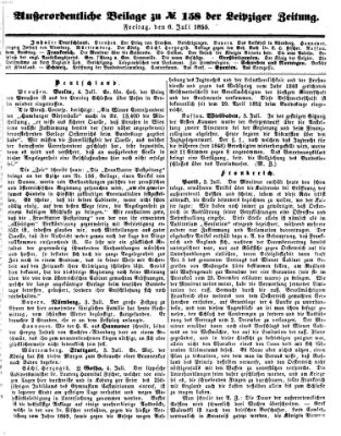 Leipziger Zeitung Freitag 6. Juli 1855