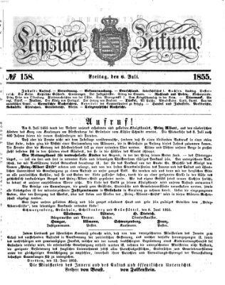 Leipziger Zeitung Freitag 6. Juli 1855