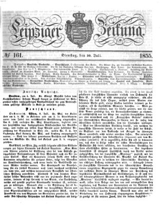 Leipziger Zeitung Dienstag 10. Juli 1855