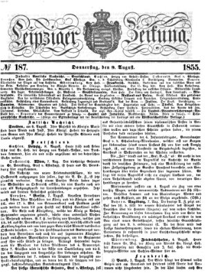 Leipziger Zeitung Donnerstag 9. August 1855