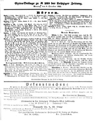 Leipziger Zeitung Montag 8. Oktober 1855