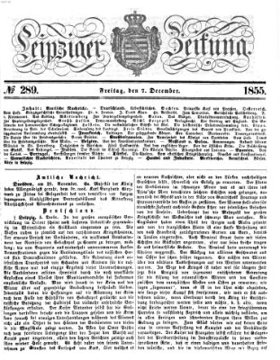 Leipziger Zeitung Freitag 7. Dezember 1855