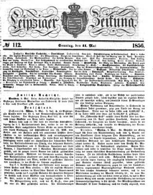 Leipziger Zeitung Sonntag 11. Mai 1856