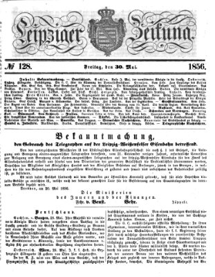 Leipziger Zeitung Freitag 30. Mai 1856