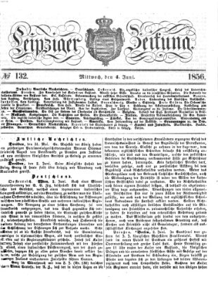 Leipziger Zeitung Mittwoch 4. Juni 1856