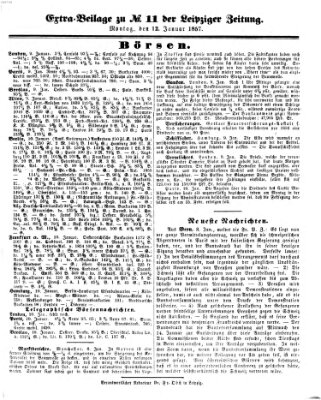 Leipziger Zeitung Montag 12. Januar 1857