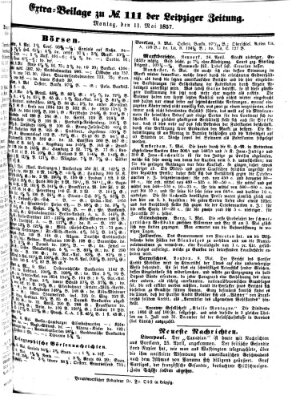 Leipziger Zeitung Montag 11. Mai 1857