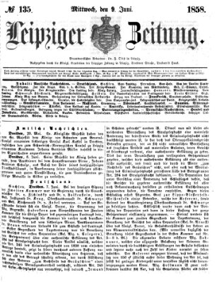 Leipziger Zeitung Mittwoch 9. Juni 1858