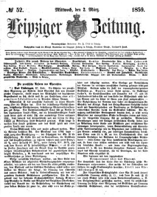 Leipziger Zeitung Mittwoch 2. März 1859