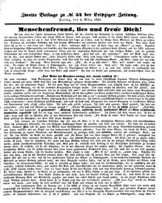 Leipziger Zeitung Freitag 4. März 1859