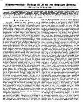 Leipziger Zeitung Dienstag 15. März 1859