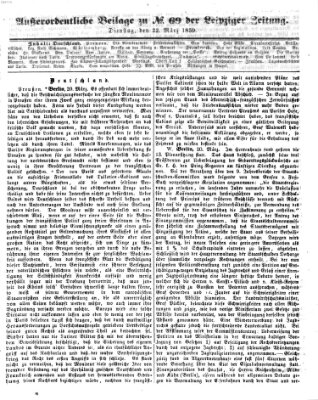 Leipziger Zeitung Dienstag 22. März 1859