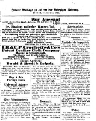 Leipziger Zeitung Mittwoch 23. März 1859