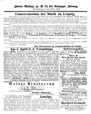 Leipziger Zeitung Donnerstag 24. März 1859