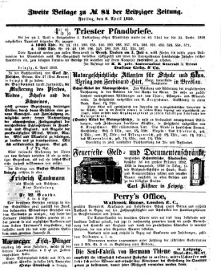 Leipziger Zeitung Freitag 8. April 1859