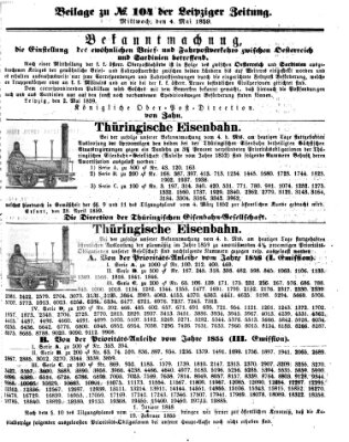 Leipziger Zeitung Mittwoch 4. Mai 1859