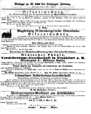 Leipziger Zeitung Freitag 6. Mai 1859